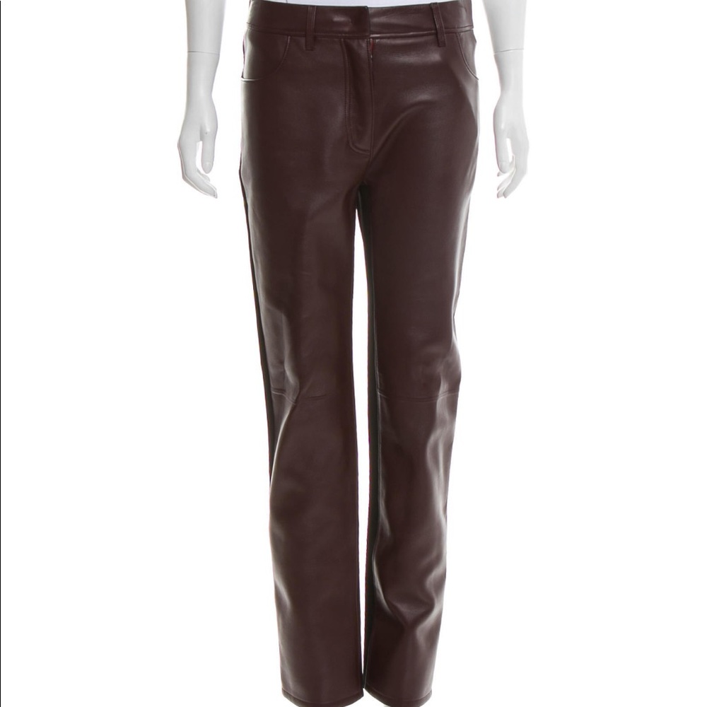 Roberto Cavalli leather pants